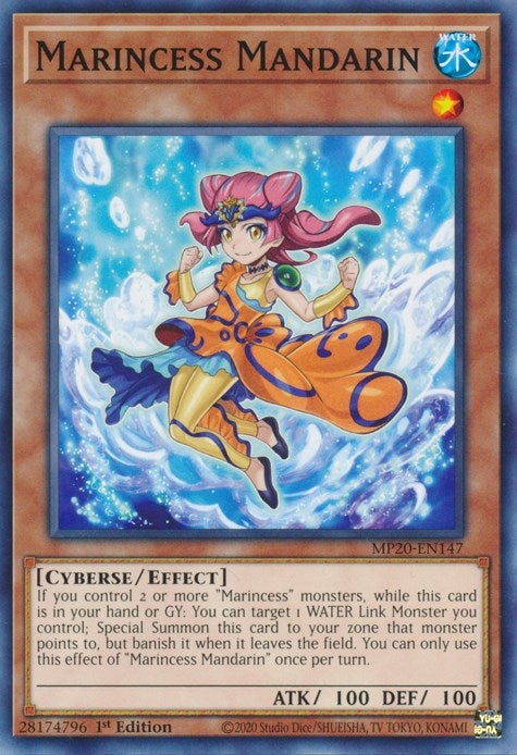 Image for Marincess Mandarin (2020 Tin of Lost Memories) (MP20-EN147) - YuGiOh