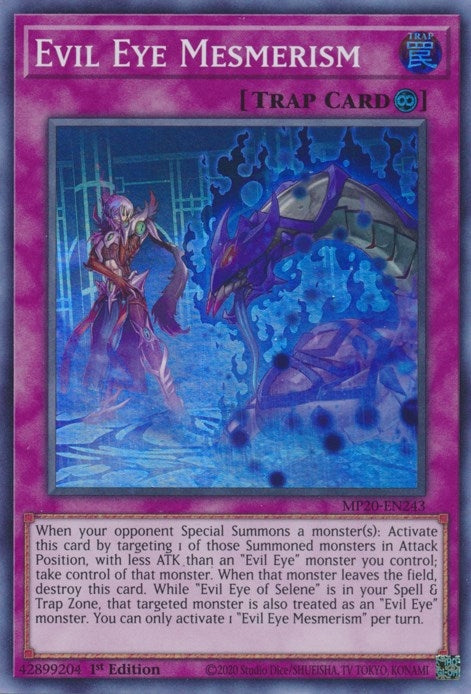 Image for Evil Eye Mesmerism (2020 Tin of Lost Memories) (MP20-EN243) - YuGiOh