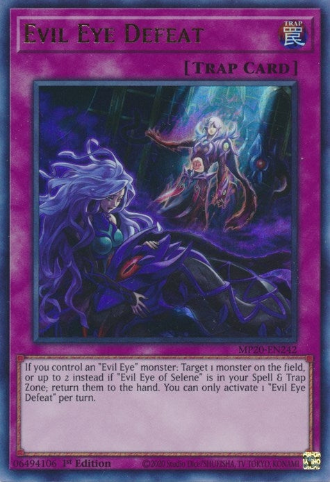 Image for Evil Eye Defeat (2020 Tin of Lost Memories) (MP20-EN242) - YuGiOh