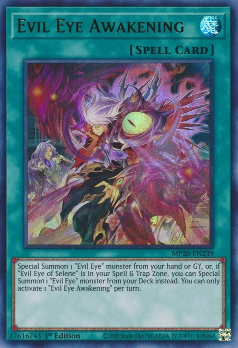 Image for Evil Eye Awakening (2020 Tin of Lost Memories) (MP20-EN239) - YuGiOh