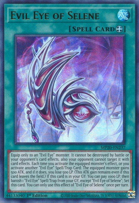 Image for Evil Eye of Selene (2020 Tin of Lost Memories) (MP20-EN237) - YuGiOh