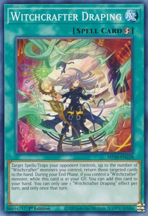 Image for Witchcrafter Draping (2020 Tin of Lost Memories) (MP20-EN228) - YuGiOh
