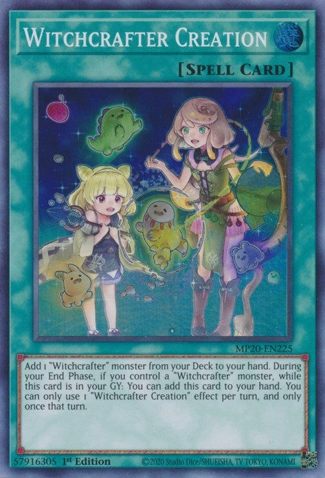 Image for Witchcrafter Creation (2020 Tin of Lost Memories) (MP20-EN225) - YuGiOh