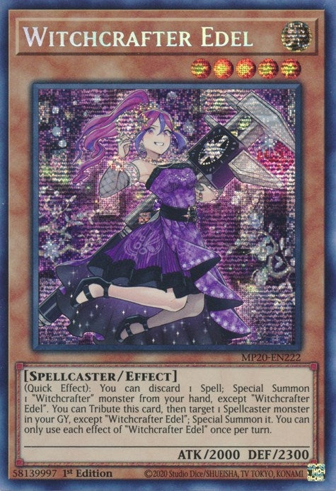 Image for Witchcrafter Edel (2020 Tin of Lost Memories) (MP20-EN222) - YuGiOh