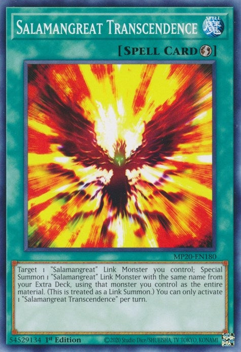 Image for Salamangreat Transcendence (2020 Tin of Lost Memories) (MP20-EN180) - YuGiOh