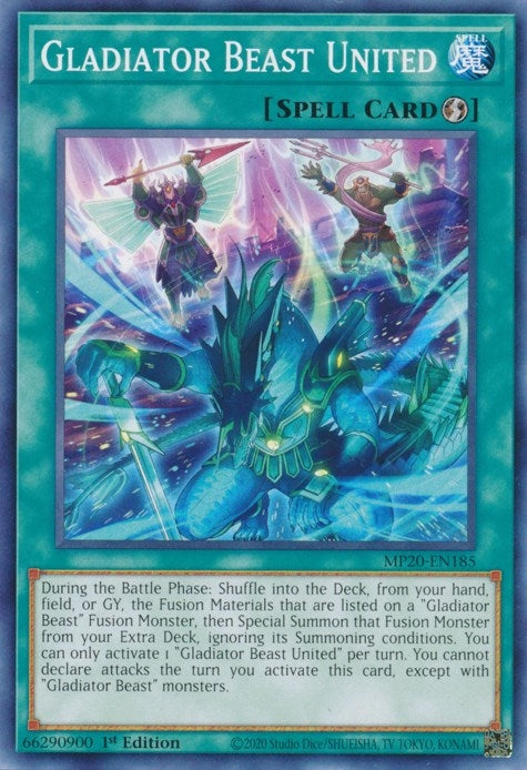 Image for Gladiator Beast United (2020 Tin of Lost Memories) (MP20-EN185) - YuGiOh