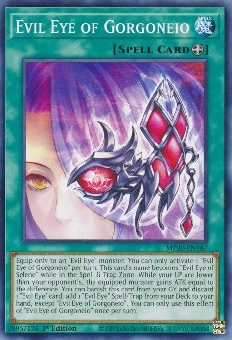 Image for Evil Eye of Gorgoneio (2020 Tin of Lost Memories) (MP20-EN187) - YuGiOh