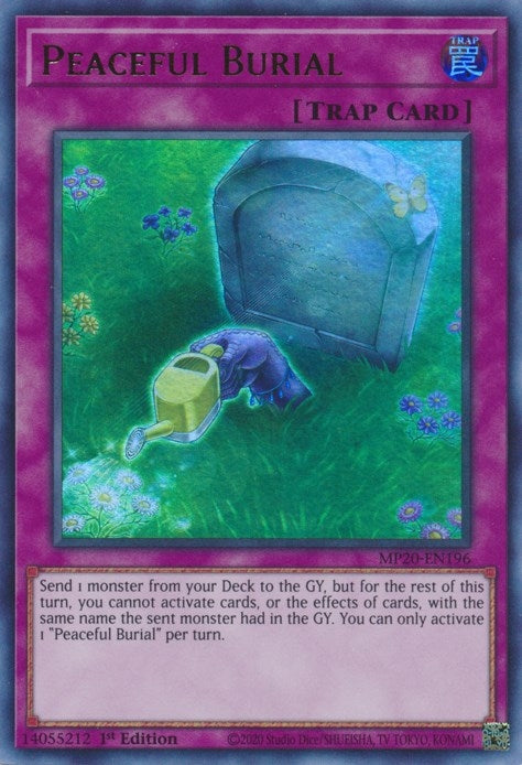 Image for Peaceful Burial (2020 Tin of Lost Memories) (MP20-EN196) - YuGiOh