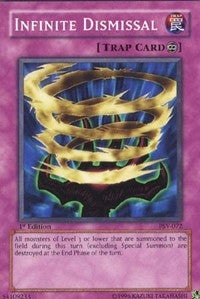 Image for Infinite Dismissal (Pharaoh's Servant) (PSV-072) - YuGiOh