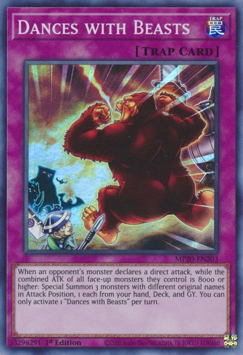 Image for Dances with Beasts (2020 Tin of Lost Memories) (MP20-EN203) - YuGiOh