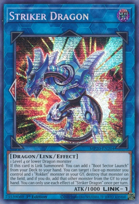 Image for Striker Dragon (2020 Tin of Lost Memories) (MP20-EN204) - YuGiOh