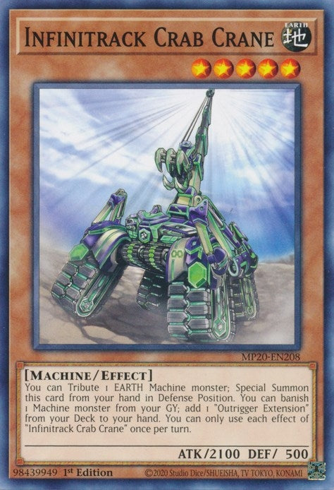 Image for Infinitrack Crab Crane (2020 Tin of Lost Memories) (MP20-EN208) - YuGiOh