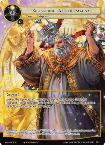 Image for Summoning Art of Magna (Full Art) (Alice Origin IV: Prologue of Attoractia) (PofA-008) - Force of Will