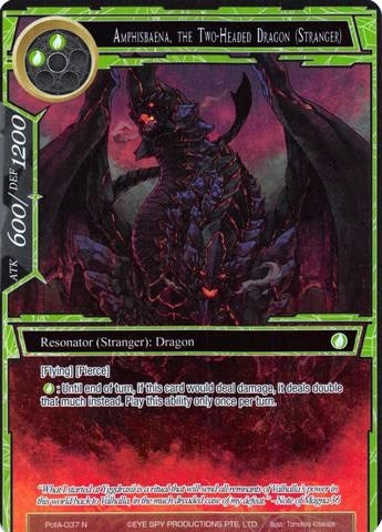 Image for Amphisbaena, the Two-Headed Dragon (Stranger) (Full Art) (Alice Origin IV: Prologue of Attoractia) (PofA-037) - Force of Will