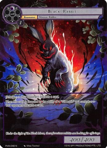 Image for Black Rabbit (Full Art) (Alice Origin IV: Prologue of Attoractia) (PofA-046) - Force of Will