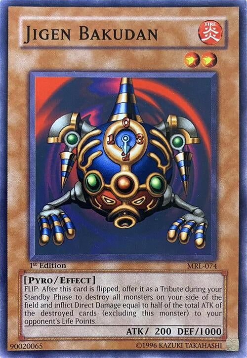Image for Jigen Bakudan (Magic Ruler) (MRL-074) - YuGiOh