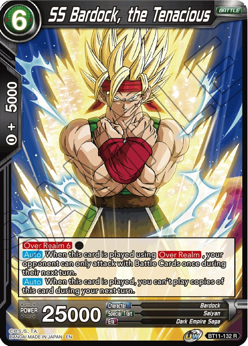 Image for SS Bardock, the Tenacious (Vermilion Bloodline) (BT11-132) - Dragon Ball Super: Masters