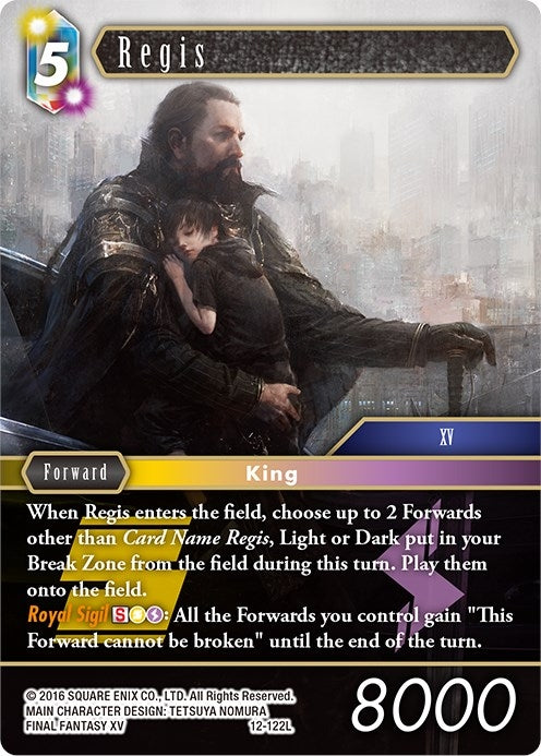 Image for Regis (Opus XII) (12-122L) - Final Fantasy TCG