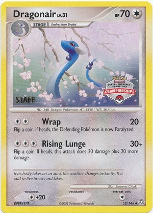 Image for Dragonair - 52/146 (State Championships) [Staff] (League & Championship Cards) (52/146) - Pokemon