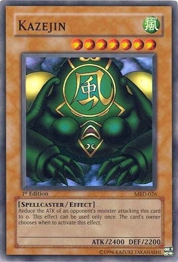 Image for Kazejin (Metal Raiders) (MRD-026) - YuGiOh