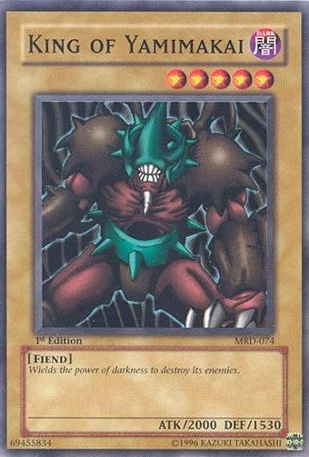 Image for King of Yamimakai (Metal Raiders) (MRD-074) - YuGiOh