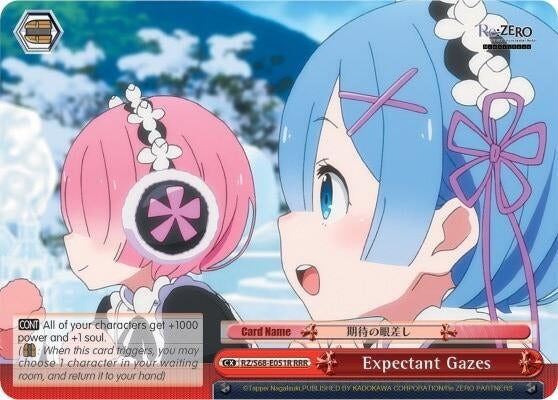 Image for Expectant Gazes (RRR) (Re:ZERO Memory Snow) (RZ/S68-E051R RRR) - Weiss Schwarz