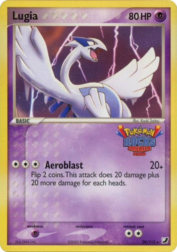 Image for Lugia - 29/115 (Pokemon Rocks America) (Miscellaneous Cards & Products) (029/115) - Pokemon