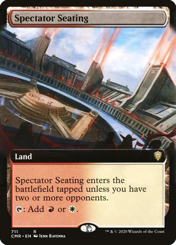 Image for Spectator Seating (Extended Art) (Commander Legends) (711) - Magic: The Gathering