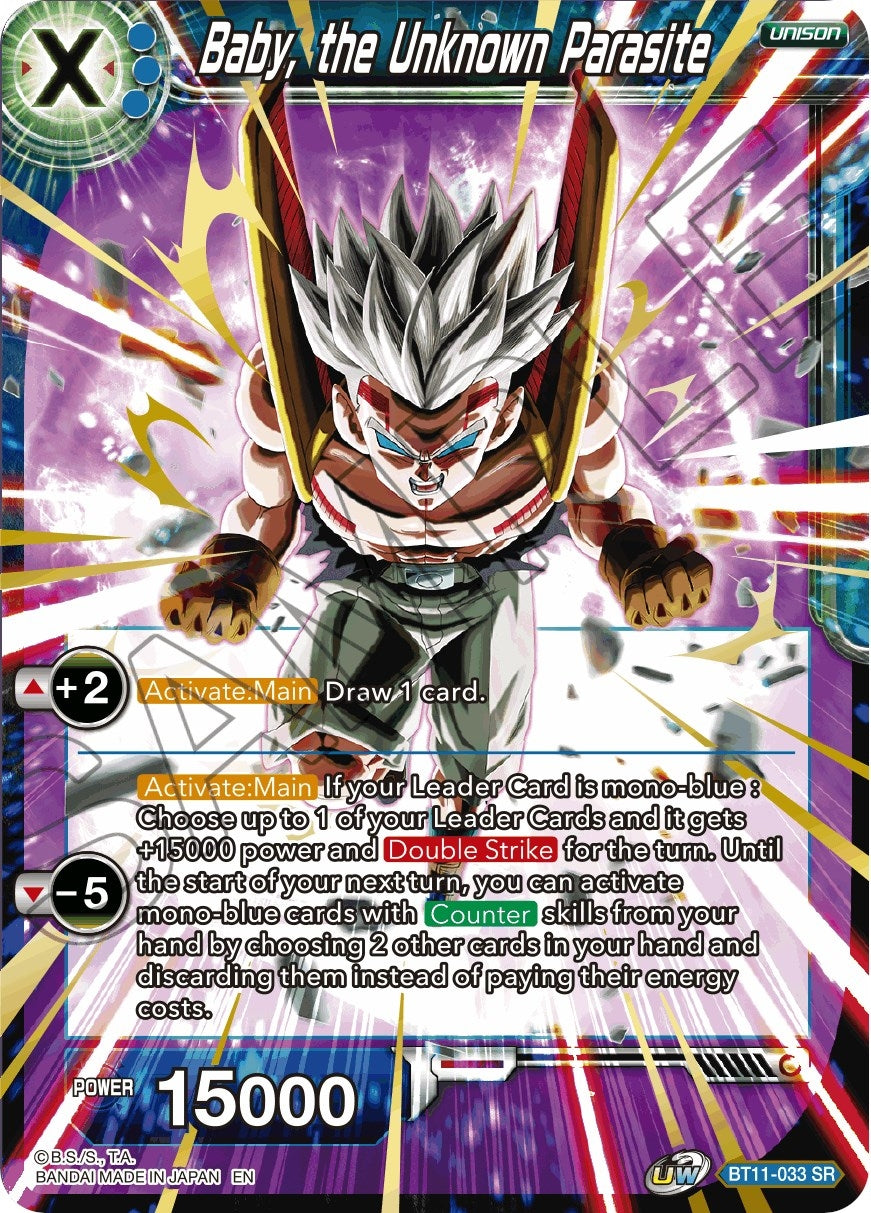 Image for Baby, the Unknown Parasite (Vermilion Bloodline) (BT11-033) - Dragon Ball Super: Masters