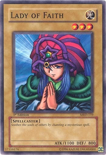 Image for Lady of Faith (Metal Raiders) (MRD-119) - YuGiOh