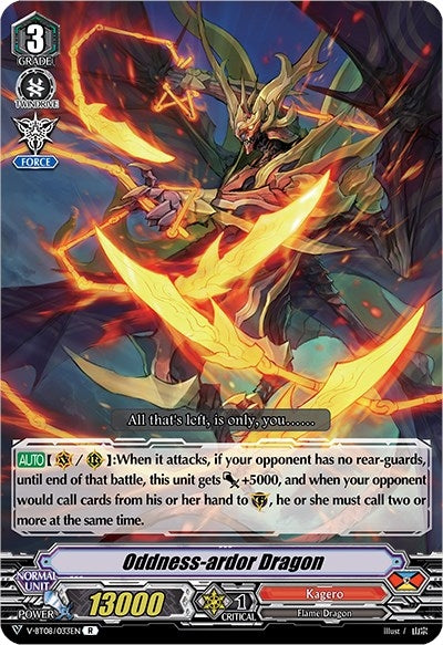 Image for Oddness-ardor Dragon (V-BT08: Silverdust Blaze) (V-BT08/033EN R) - Cardfight Vanguard