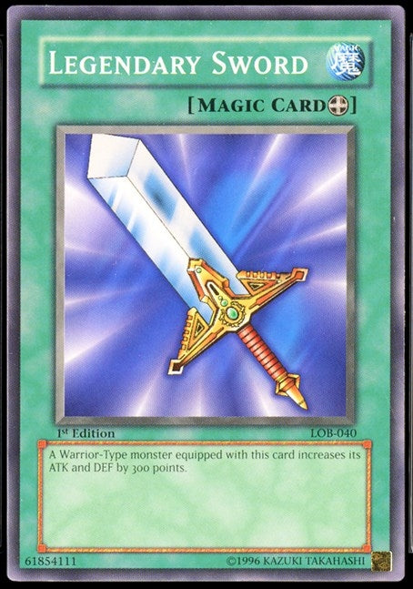 Image for Legendary Sword (The Legend of Blue Eyes White Dragon) (LOB-040) - YuGiOh