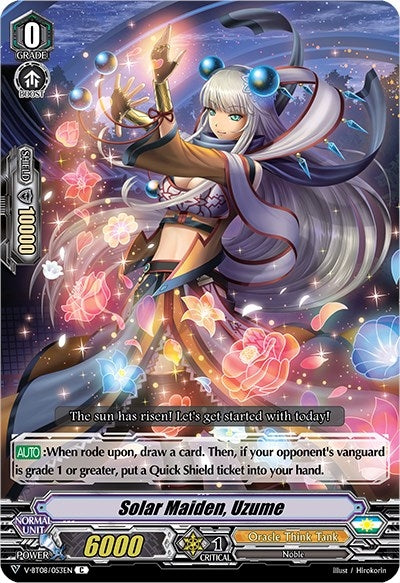 Image for Solar Maiden, Uzume (V-BT08: Silverdust Blaze) (V-BT08/053EN C) - Cardfight Vanguard