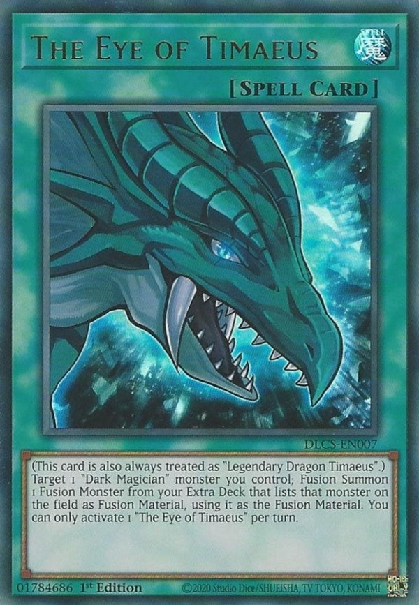 Image for The Eye of Timaeus (Dragons of Legend: The Complete Series) (DLCS-EN007) - YuGiOh