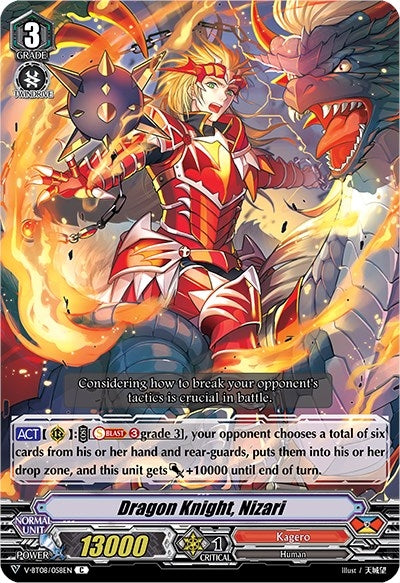Image for Dragon Knight, Nizari (V-BT08: Silverdust Blaze) (V-BT08/058EN C) - Cardfight Vanguard