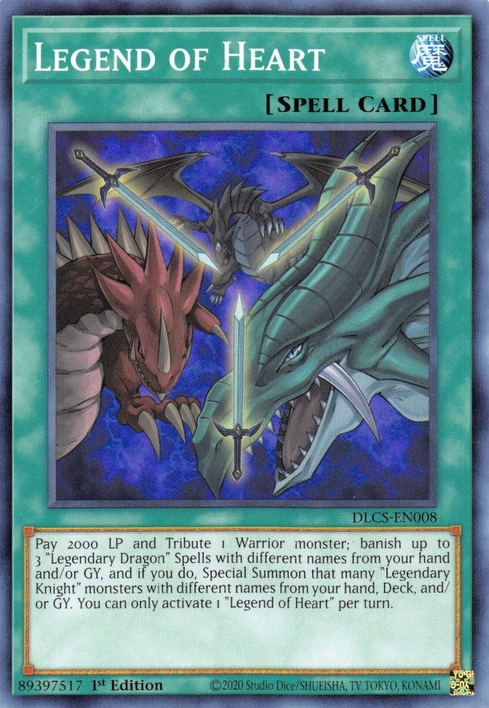Image for Legend of Heart (Dragons of Legend: The Complete Series) (DLCS-EN008) - YuGiOh