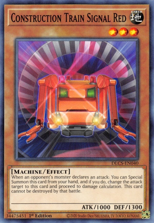 Image for Construction Train Signal Red (Dragons of Legend: The Complete Series) (DLCS-EN040) - YuGiOh