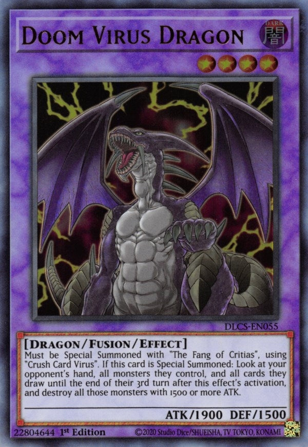 Image for Doom Virus Dragon (Dragons of Legend: The Complete Series) (DLCS-EN055) - YuGiOh