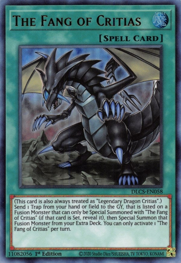 Image for The Fang of Critias (Dragons of Legend: The Complete Series) (DLCS-EN058) - YuGiOh
