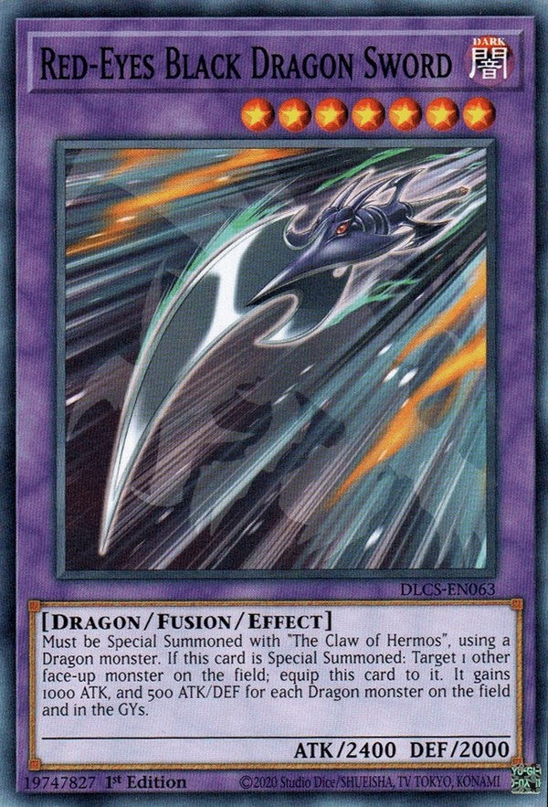 Image for Red-Eyes Black Dragon Sword (Dragons of Legend: The Complete Series) (DLCS-EN063) - YuGiOh