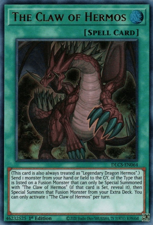 Image for The Claw of Hermos (Dragons of Legend: The Complete Series) (DLCS-EN064) - YuGiOh