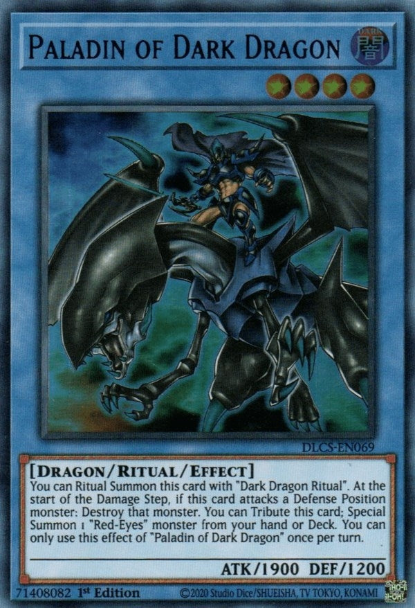 Image for Paladin of Dark Dragon (Dragons of Legend: The Complete Series) (DLCS-EN069) - YuGiOh