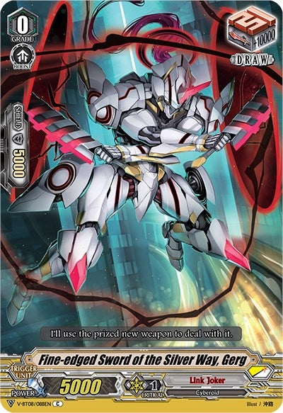 Image for Fine-edged Sword of the Silver Way, Gerg (V-BT08: Silverdust Blaze) (V-BT08/088EN C) - Cardfight Vanguard