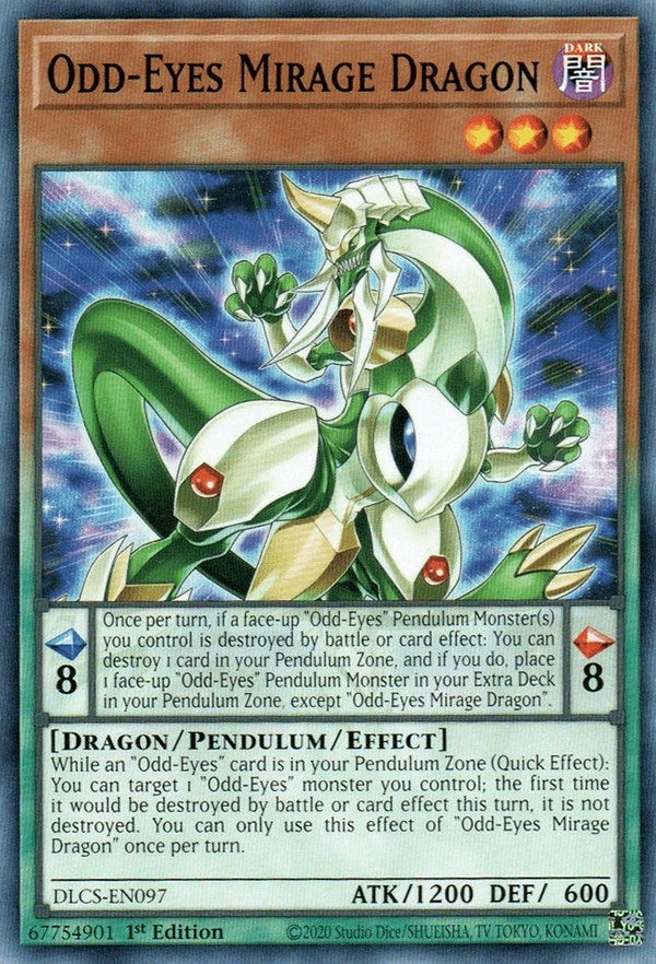 Image for Odd-Eyes Mirage Dragon (Dragons of Legend: The Complete Series) (DLCS-EN097) - YuGiOh