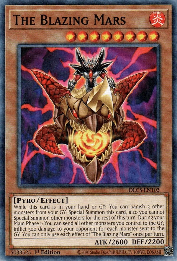 Image for The Blazing Mars (Dragons of Legend: The Complete Series) (DLCS-EN103) - YuGiOh