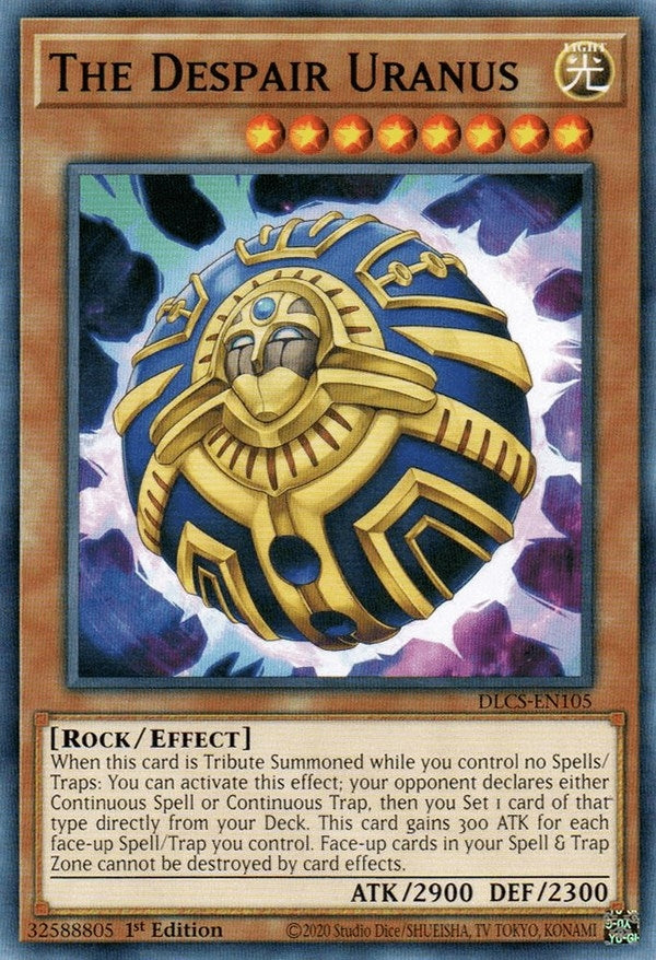 Image for The Despair Uranus (Dragons of Legend: The Complete Series) (DLCS-EN105) - YuGiOh