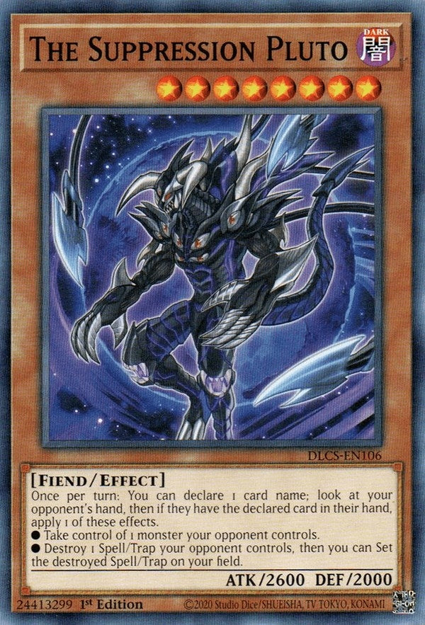 Image for The Suppression Pluto (Dragons of Legend: The Complete Series) (DLCS-EN106) - YuGiOh
