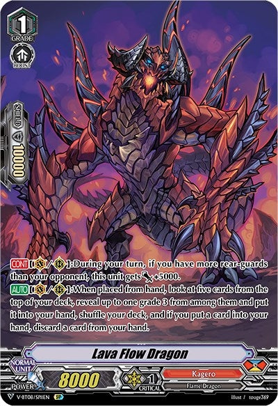 Image for Lava Flow Dragon (SP) (V-BT08: Silverdust Blaze) (V-BT08/SP11EN SP) - Cardfight Vanguard