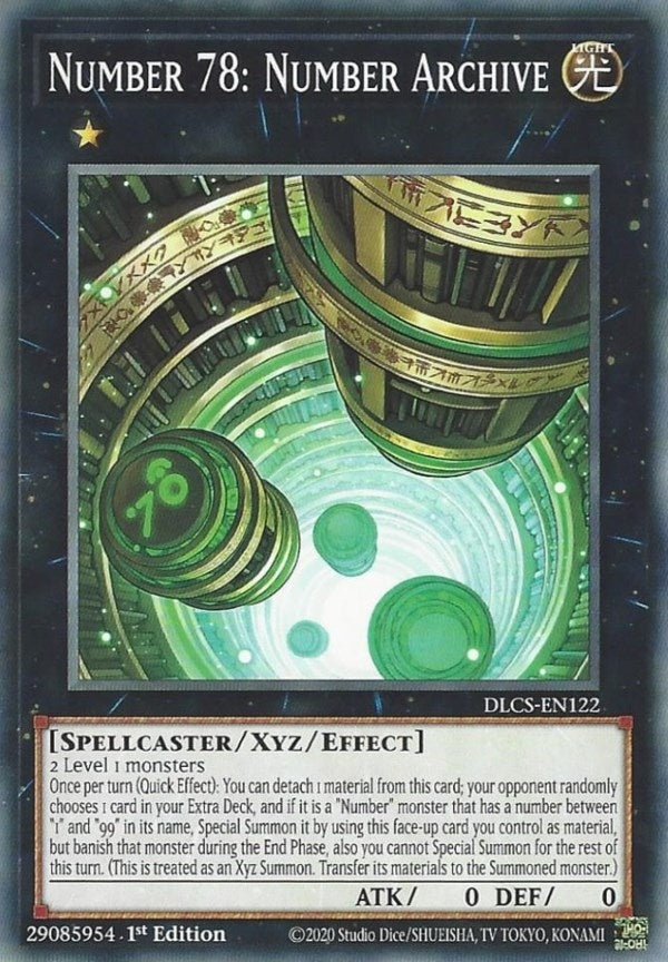 Image for Number 78: Number Archive (Dragons of Legend: The Complete Series) (DLCS-EN122) - YuGiOh