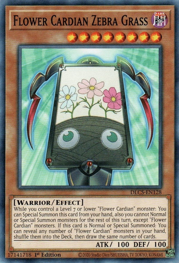 Image for Flower Cardian Zebra Grass (Dragons of Legend: The Complete Series) (DLCS-EN128) - YuGiOh